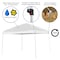 Flash Furniture 10'x10' White Pop Up Event Straight Leg Canopy Tent JJ-GZ1010-WH-GG - alternate 9